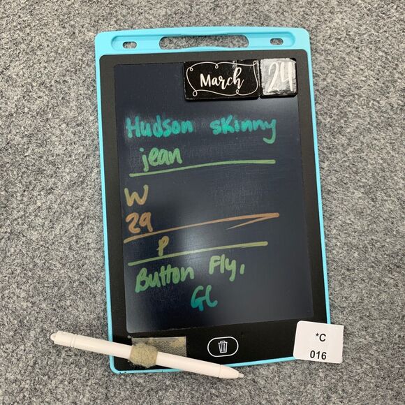 Hudson Jeans Womens 29 Blue Denim Button Fly Blair Super Skinny Cotton Blend - Picture 12 of 13